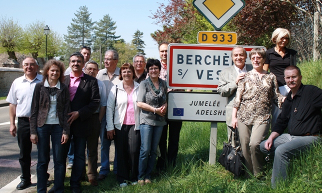 Die Adelsheimer Delegation mit ihren französischen Gastgebern